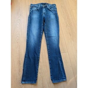 Adriano Goldschmied Womens 26R The Prima Ankle Skinny Medwash Cigarette Leg Jean